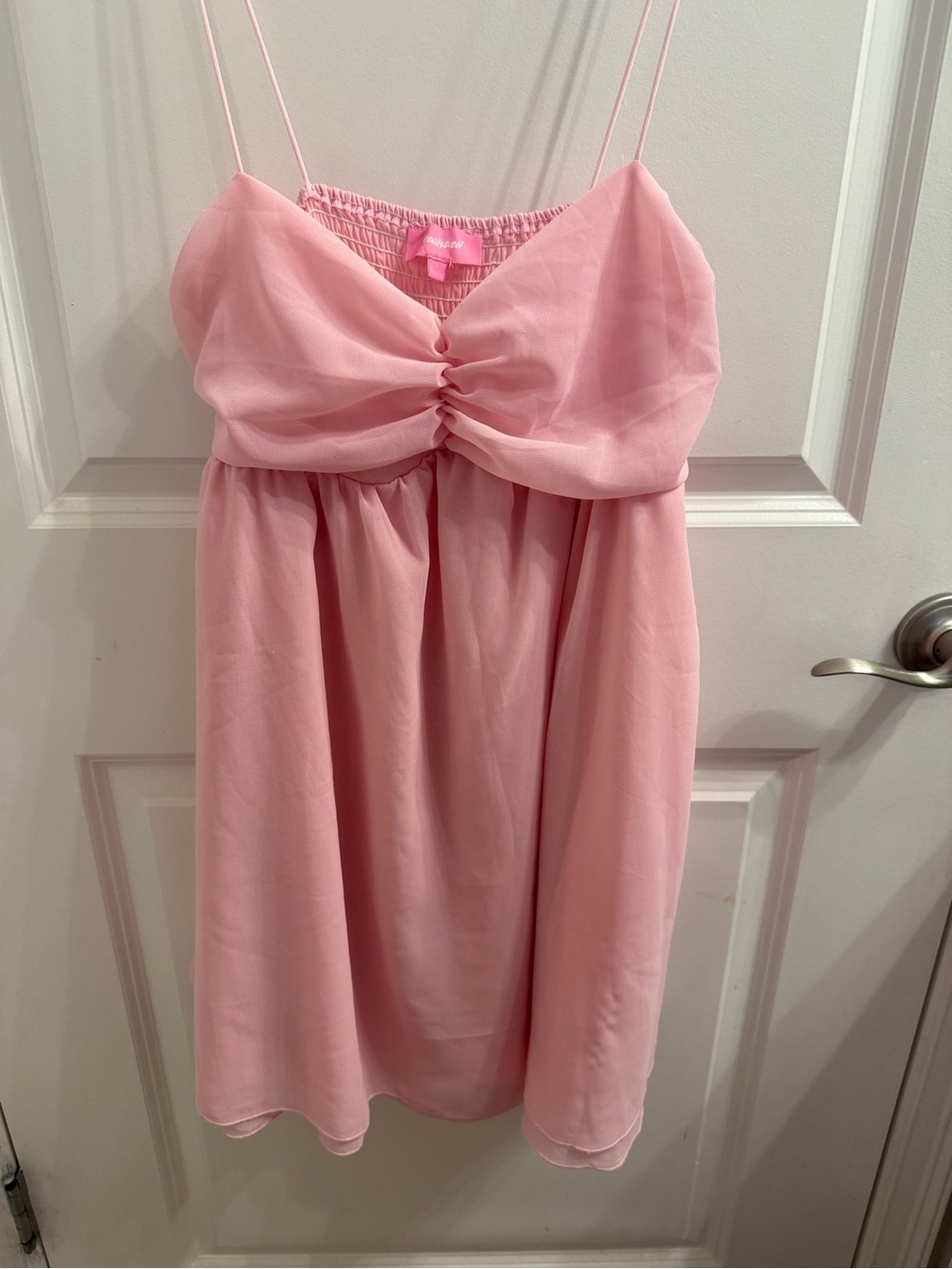 Edikted pink Spaghetti-Strap Party Dress